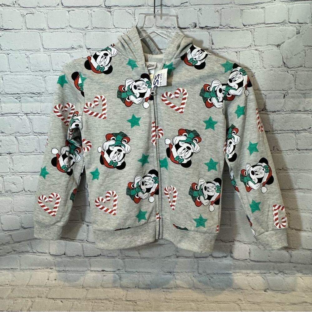 Disney Minnie Mouse Christmas Zip Up Hoodie